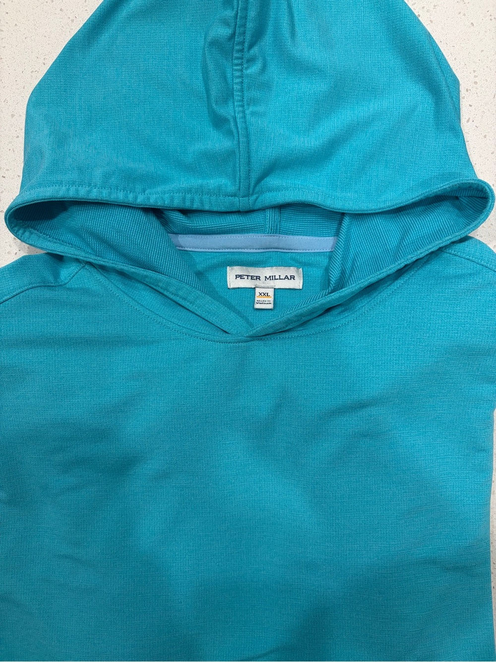 Peter Millar Aquamarine Pullover Hoodie